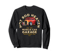 Hotrod Heaven Muscle Car Garage Usa Sweatshirt - Custom Art Print Unisex - T-Shirt, Sweatshirt, Hoodie