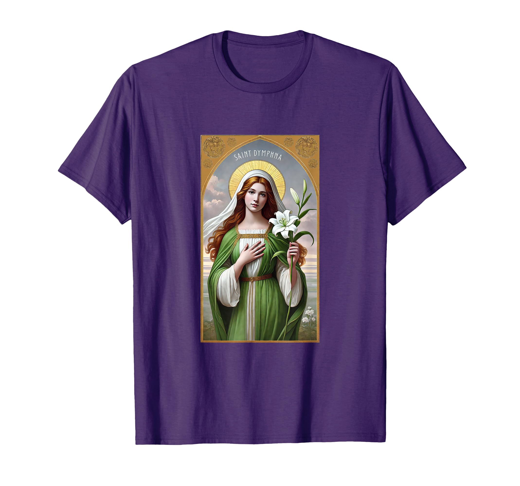St Dymphna Patron Saint Mental T-Shirt - Streetwear Style for Adults - T-Shirt, Sweatshirt, Hoodie