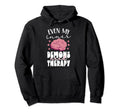 Even My Inner Demons Need Therapy Awareness Hoodie - Graphic Print Unisex - T-Shirt, Sweatshirt, Hoodie