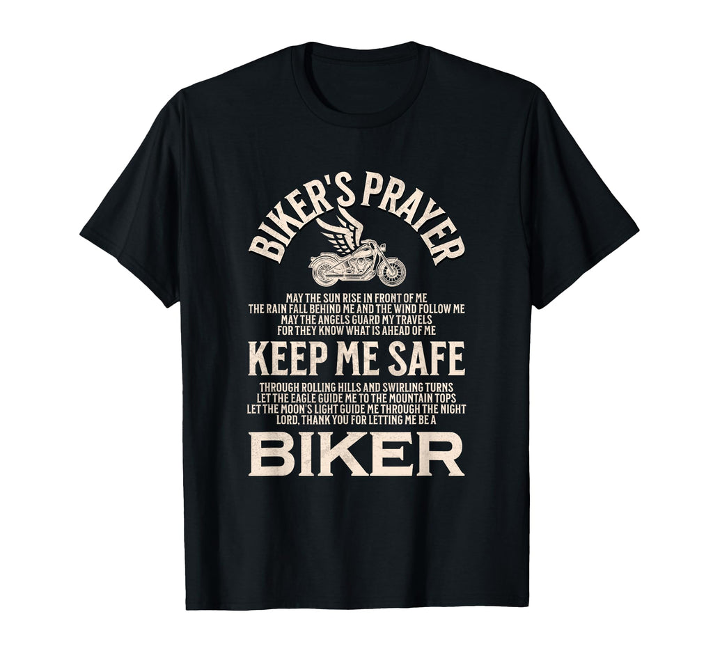 Bikers Prayer Motorcycle Biker T-Shirt - Fun Novelty Design Unisex - T-Shirt, Sweatshirt, Hoodie