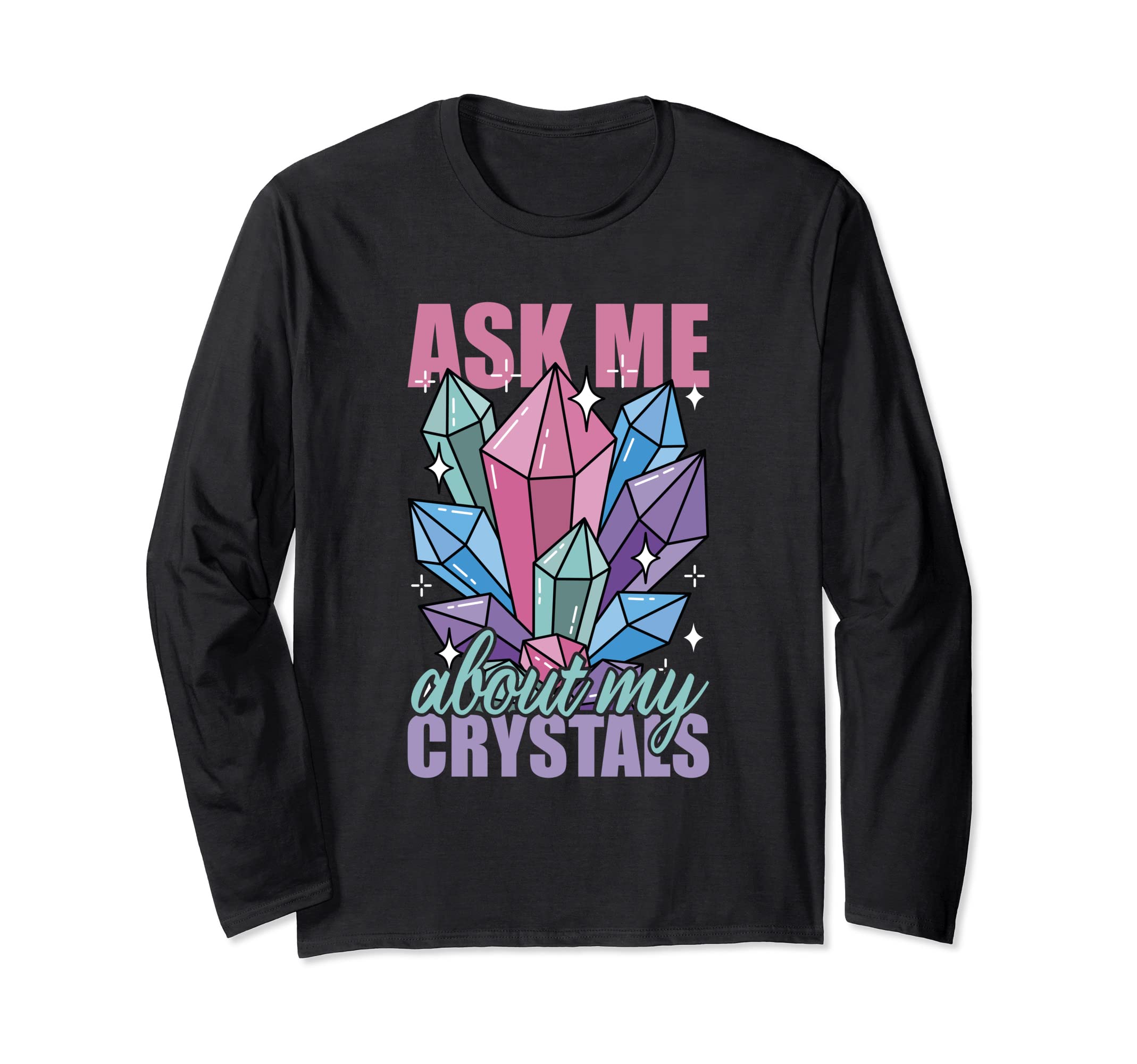 Healing Chakra Crystals Reiki T-Shirt - Minimalist Print Unisex - T-Shirt, Sweatshirt, Hoodie