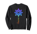 Simple Minimalistic Lotus Flower Karma Sweatshirt - Minimalist Print Unisex - T-Shirt, Sweatshirt, Hoodie
