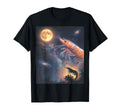 Shrimp Art Celestial Moon Galaxy Ocean T-Shirt - Unique Graphic for Adults - T-Shirt, Sweatshirt, Hoodie