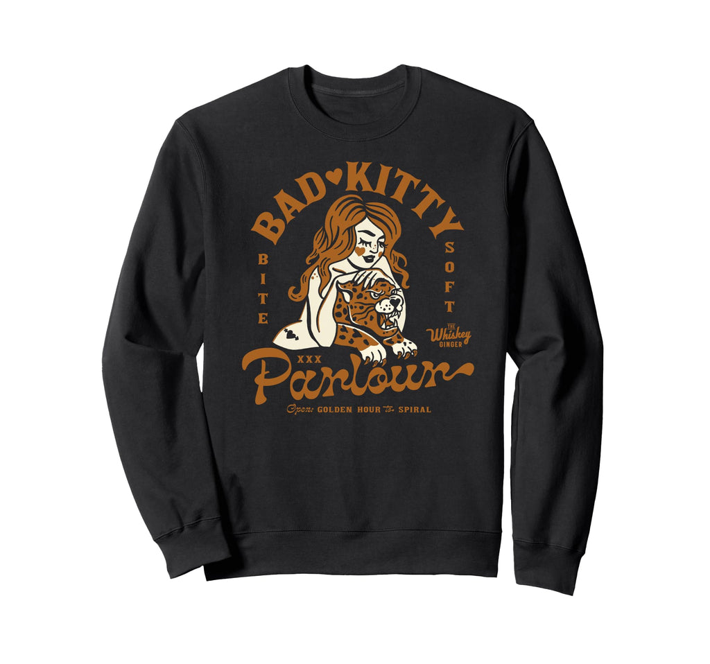 Dive Bar Leopard Rockabilly Sweatshirt - Novelty Apparel for Adults - T-Shirt, Sweatshirt, Hoodie