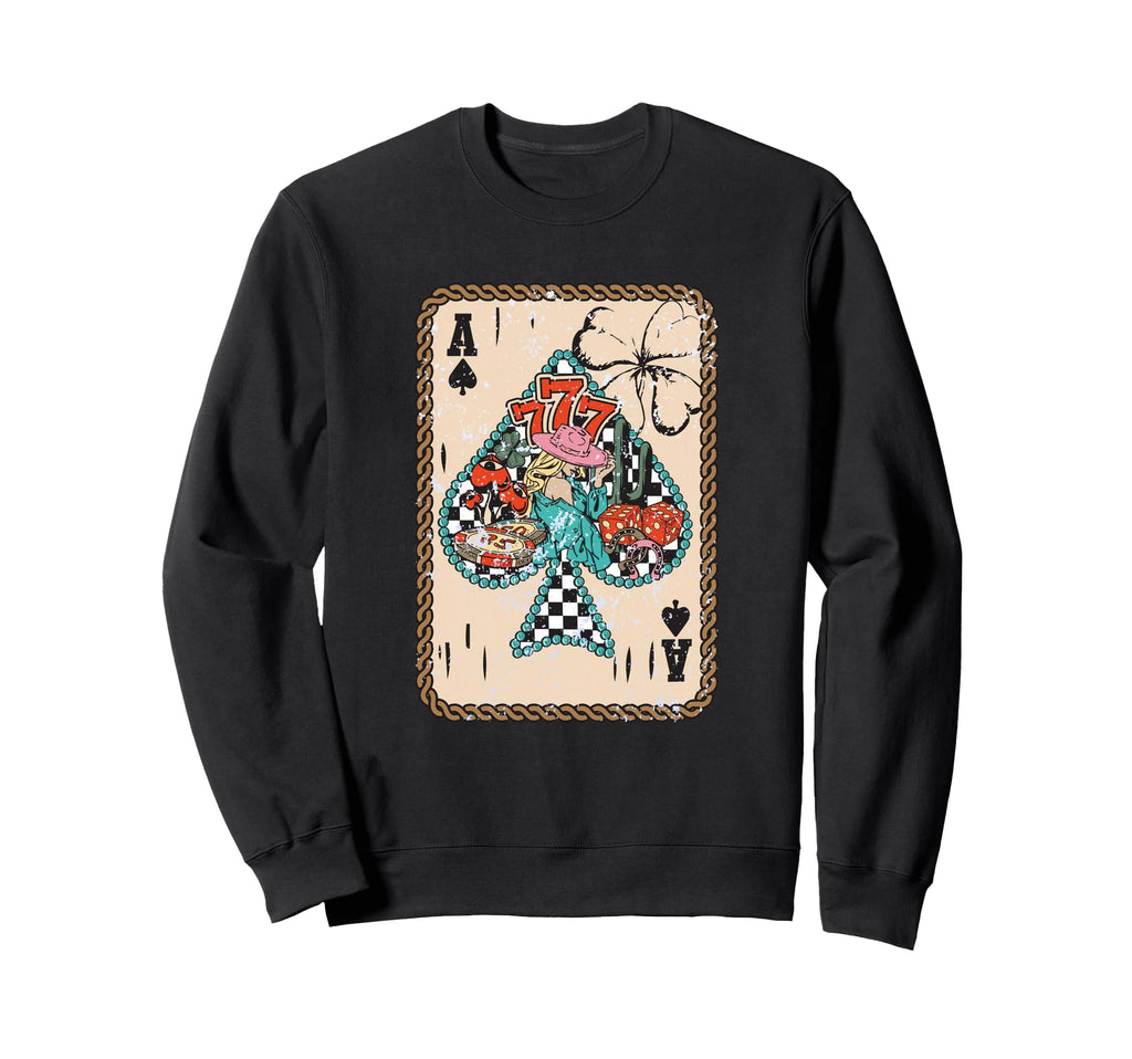 Feeling Lucky Turquoise Frame Sweatshirt - Novelty Apparel for Adults - T-Shirt, Sweatshirt, Hoodie