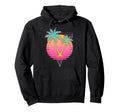 Art 1980S Synthwave Sunset Vaporwave Hoodie - Streetwear Style for Adults - T-Shirt, Sweatshirt, Hoodie