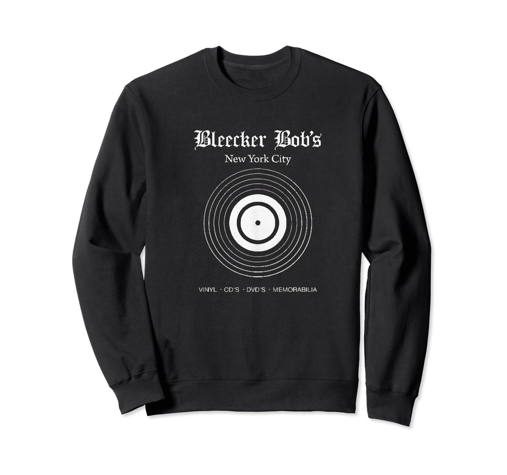 Bleeker Bobs Record Store New York Sweatshirt - Graphic Print for Adults - T-Shirt, Sweatshirt, Hoodie