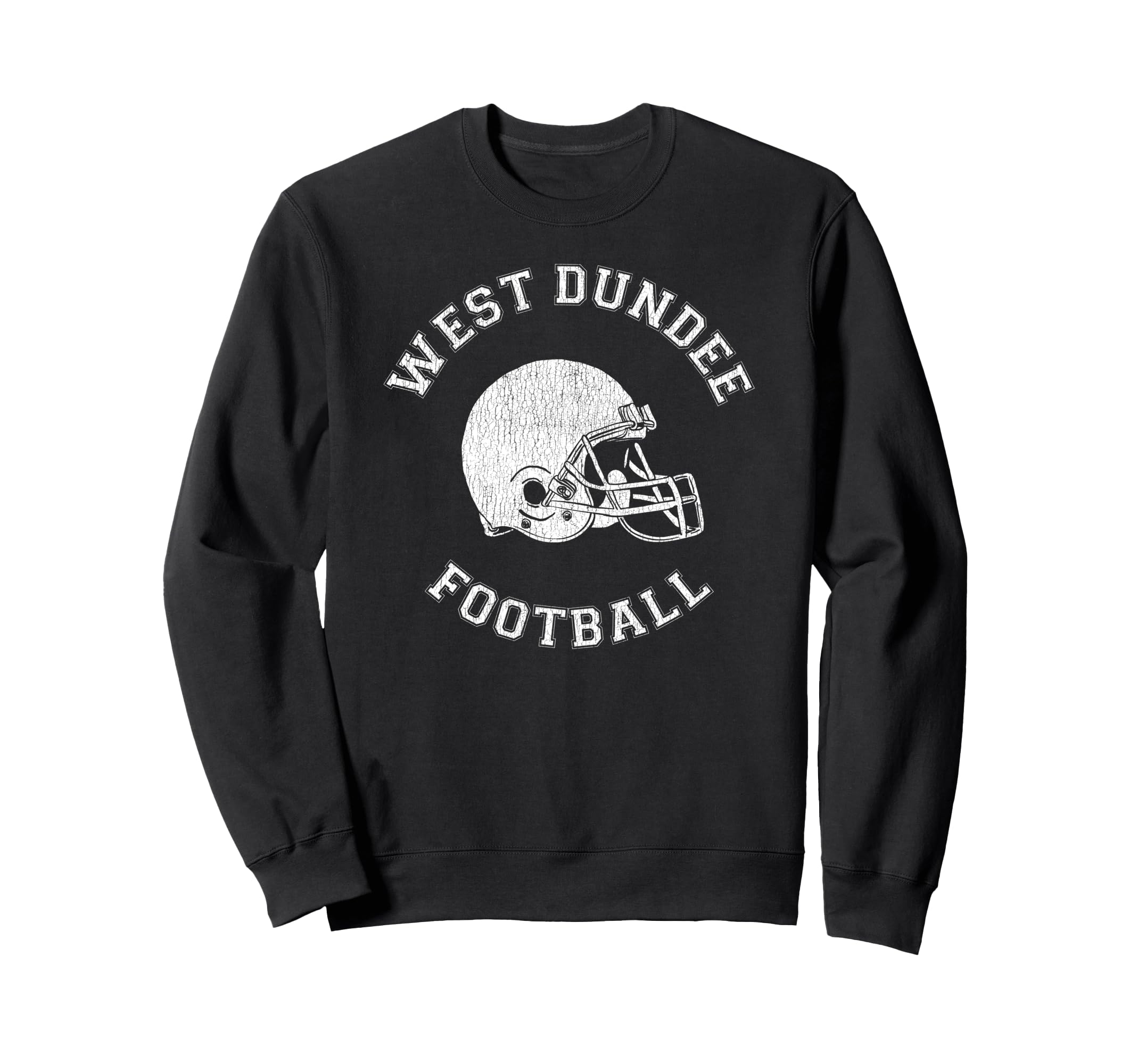 West Dundee Football Distressed Sweatshirt - Casual Everyday Wear Unisex - T-Shirt, Sweatshirt, Hoodie
