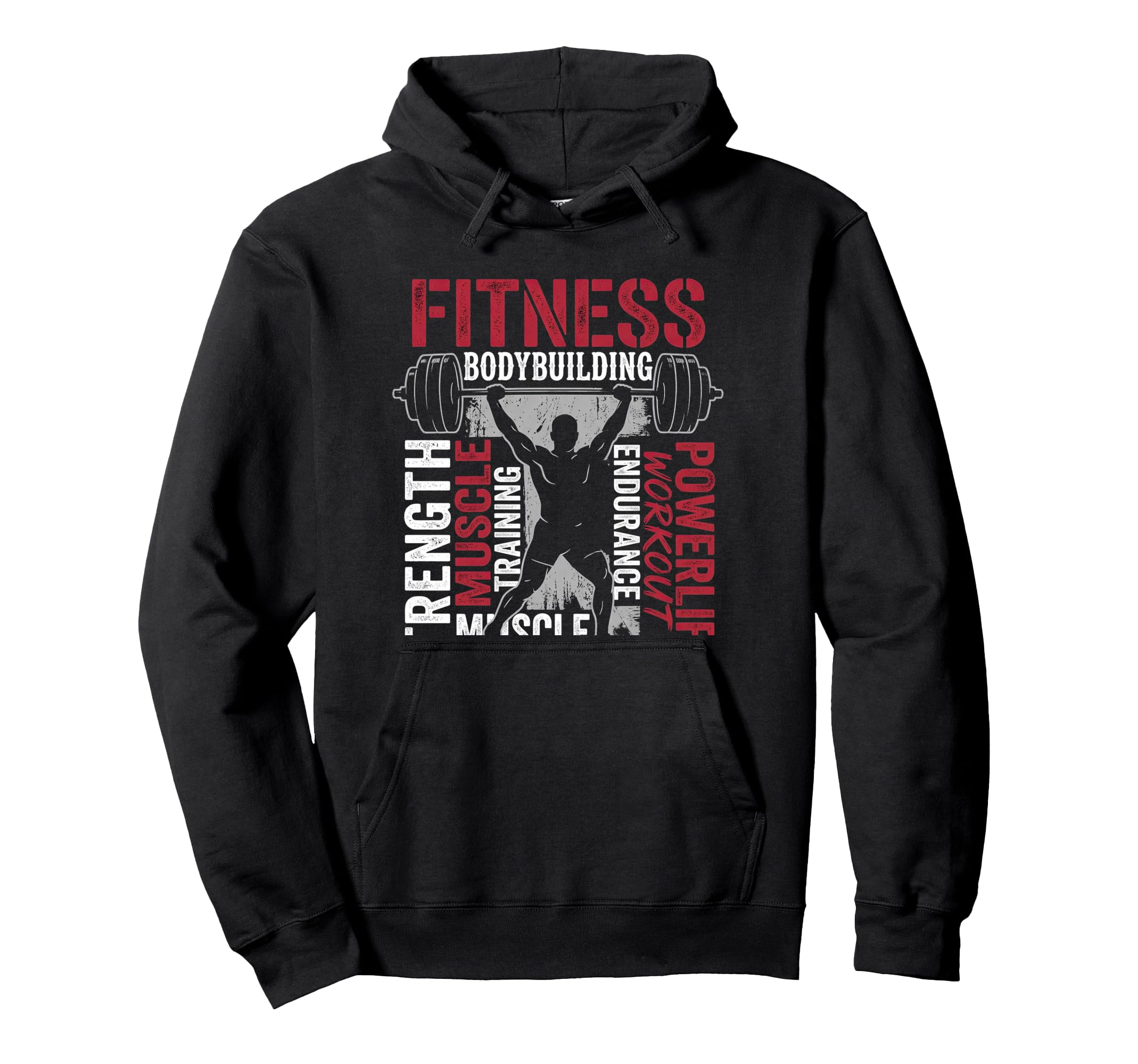 Bodybuilder Fitness Affirmation Hoodie - Casual Everyday Wear Men Women - T-Shirt, Sweatshirt, Hoodie