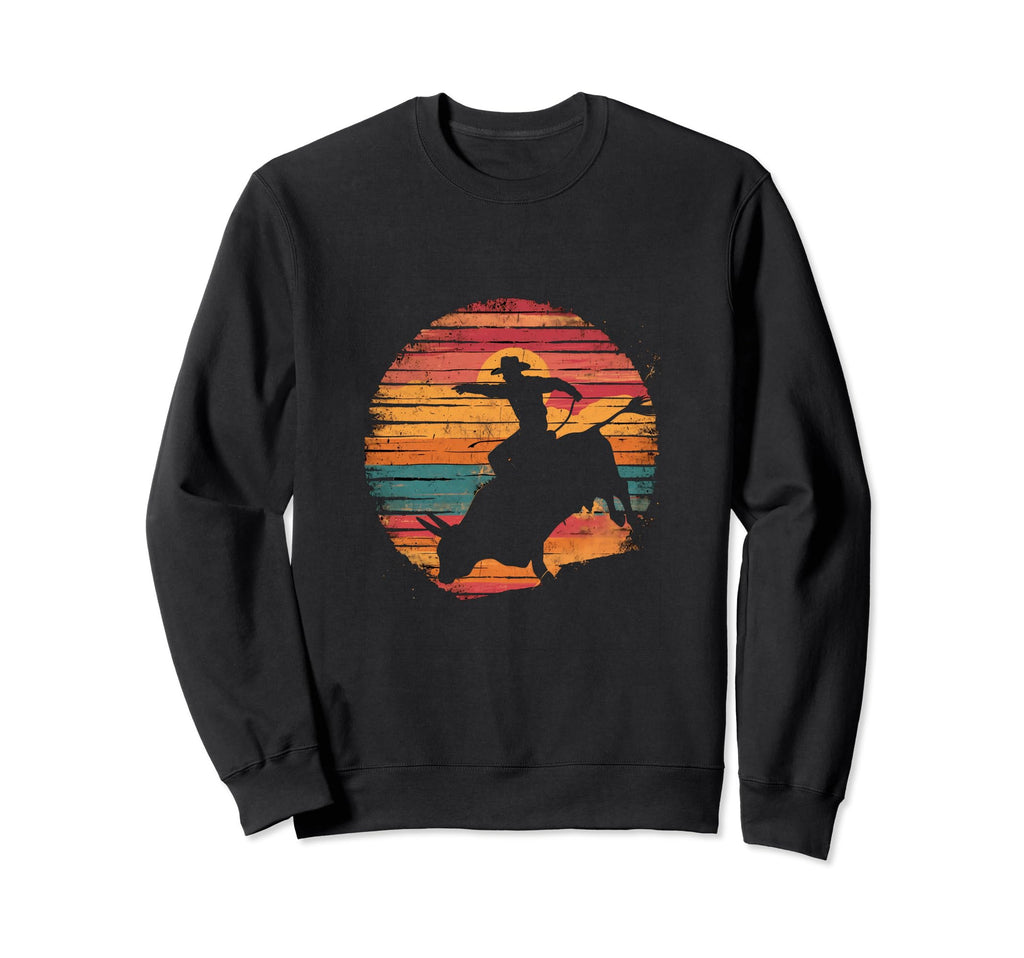 Bull Riding Bull Rider Rodeo Cowboy Sweatshirt - Novelty Apparel Unisex - T-Shirt, Sweatshirt, Hoodie