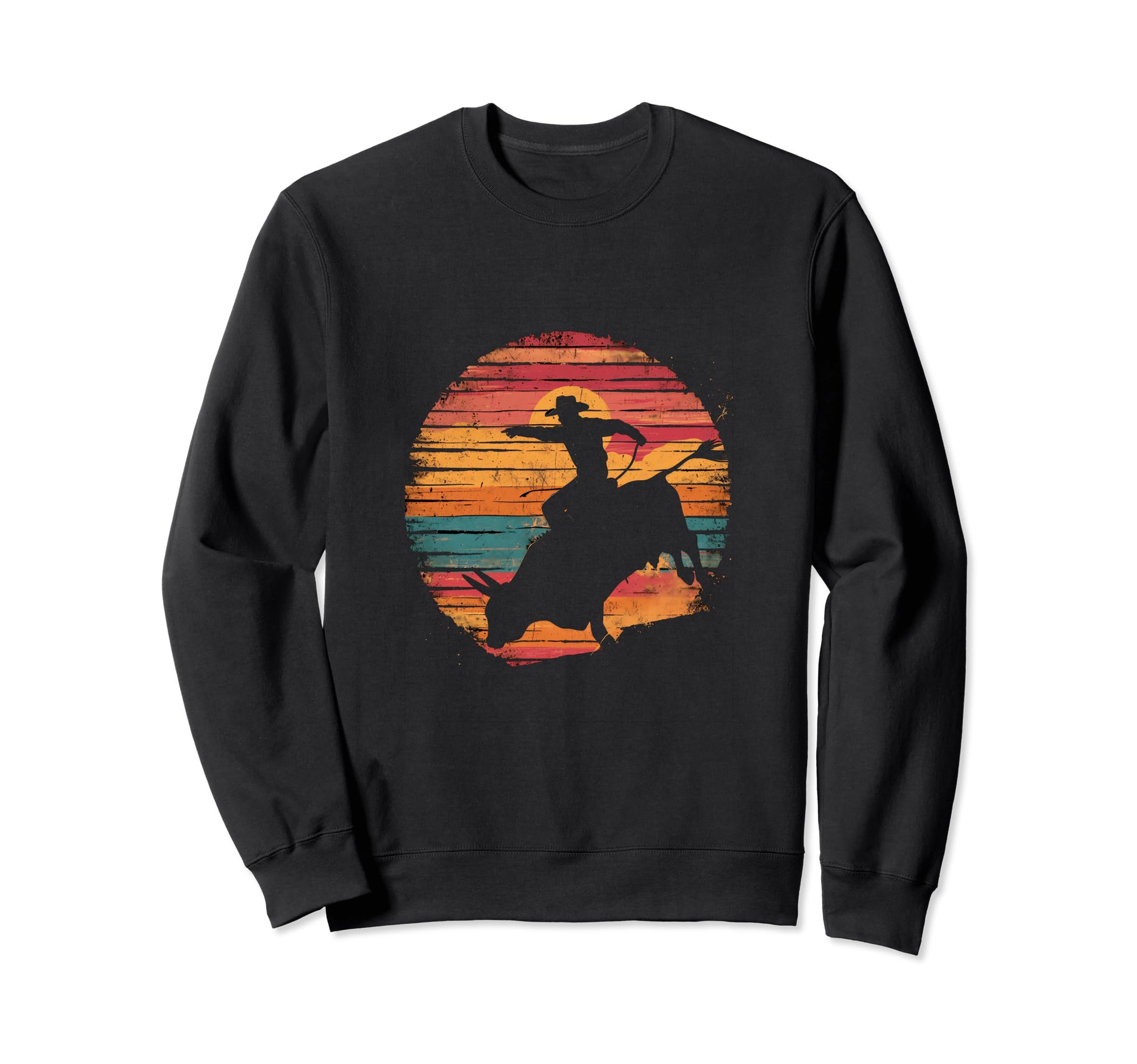 Bull Riding Bull Rider Rodeo Cowboy Sweatshirt - Novelty Apparel Unisex - T-Shirt, Sweatshirt, Hoodie