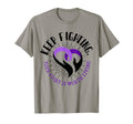 Keep Fighting Suicide Prevention T-Shirt - Casual Everyday Wear Men Women - T-Shirt, Sweatshirt, Hoodie