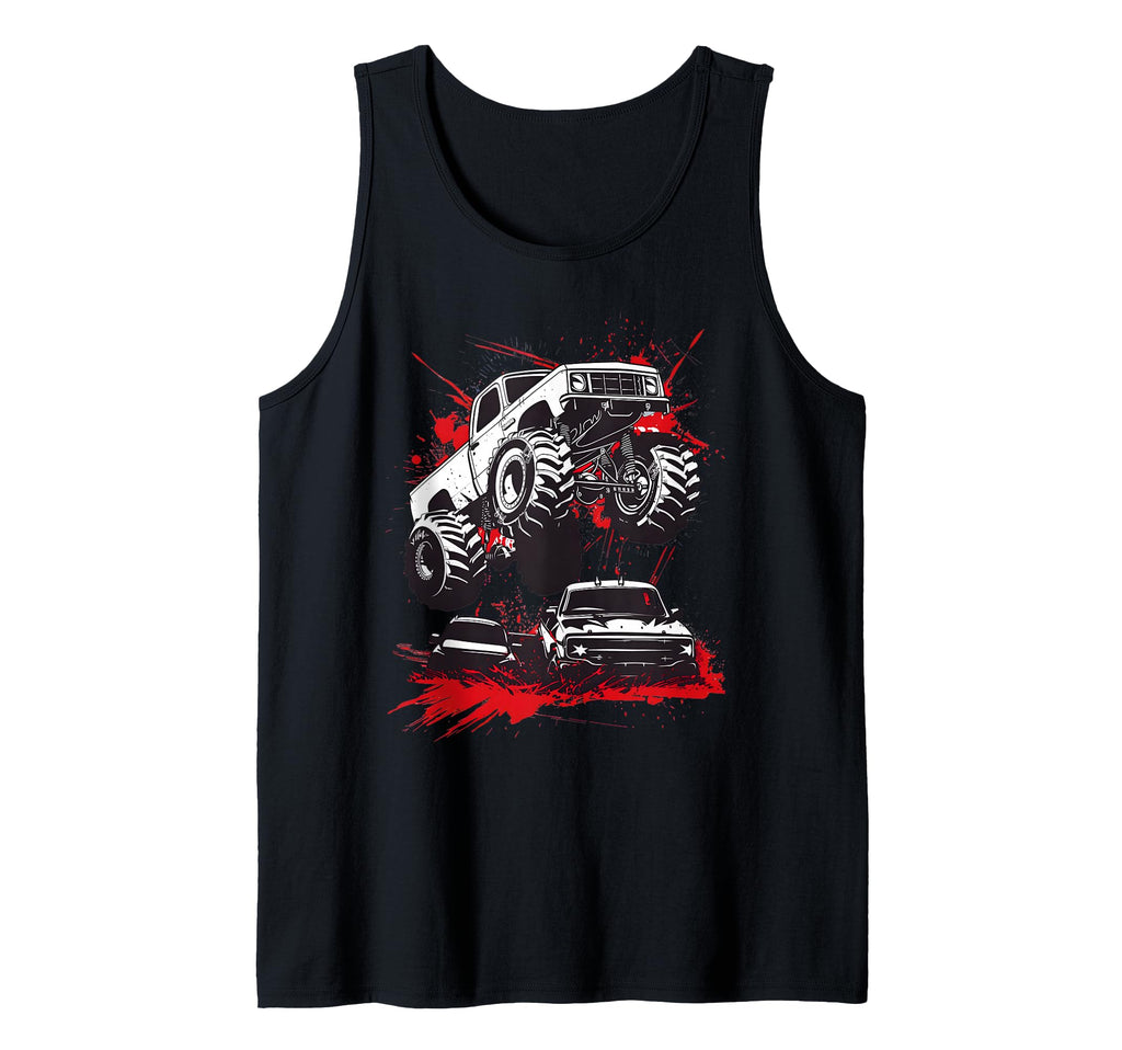 Monster Truck Tees Motorsport Arena Car Hoodie - Novelty Apparel Men Women - T-Shirt, Sweatshirt, Hoodie