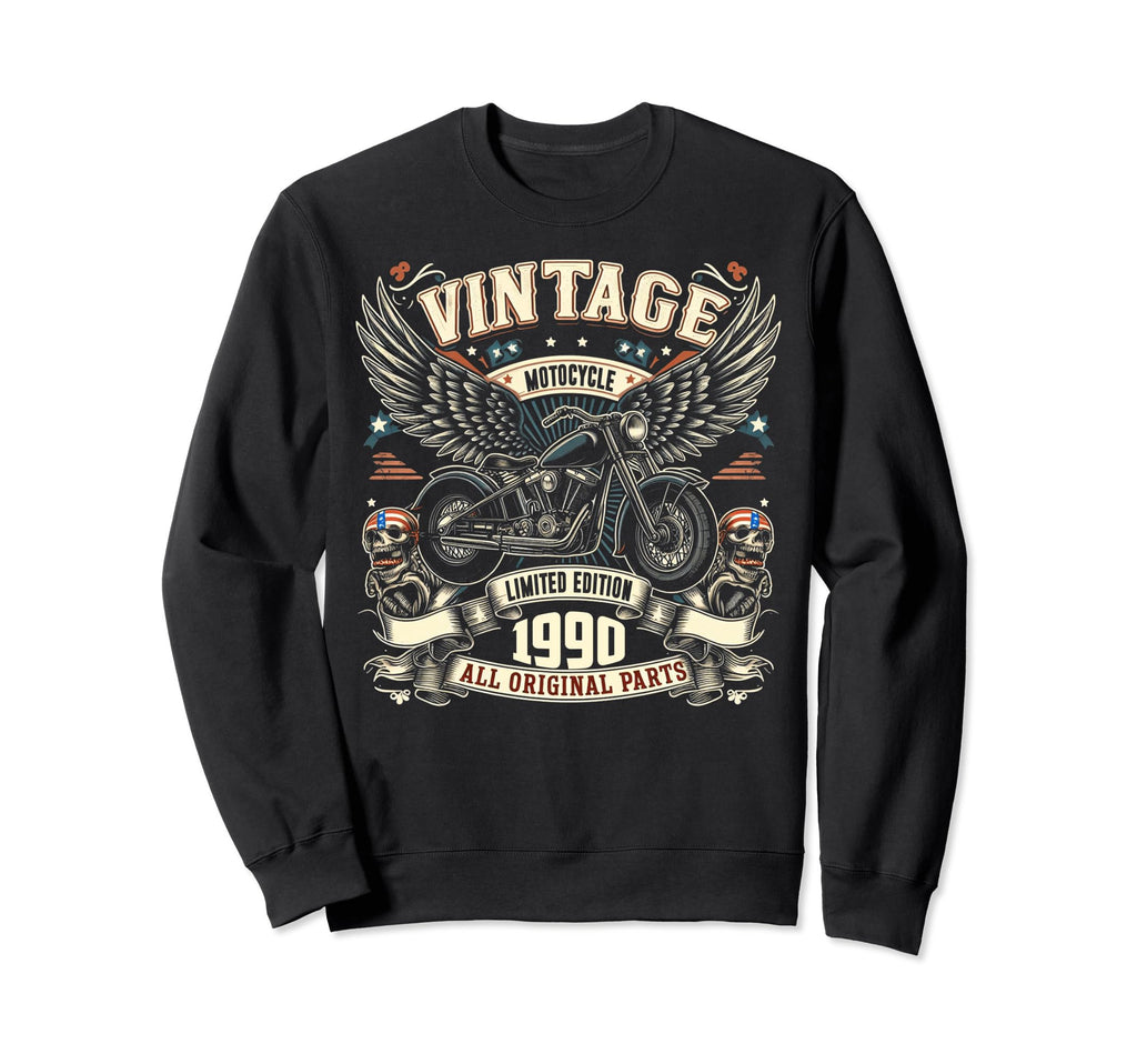 1990 Born 1990 34Th Birthday Sweatshirt - Graphic Print Men Women - T-Shirt, Sweatshirt, Hoodie