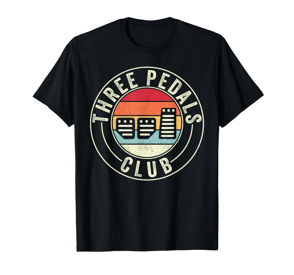 Three Pedals Club Driver Manual T-Shirt - Streetwear Style Men Women - T-Shirt, Sweatshirt, Hoodie