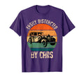 Easily Distracted Cars Old American T-Shirt - Aesthetic Graphic Men Women - T-Shirt, Sweatshirt, Hoodie