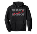 Baseball Typography Words Baseball Hoodie - Custom Art Print for Adults - T-Shirt, Sweatshirt, Hoodie