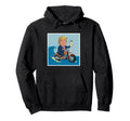 Trump Surfing Motorcycle Margarita Hoodie - Trendy Graphic Men Women - T-Shirt, Sweatshirt, Hoodie