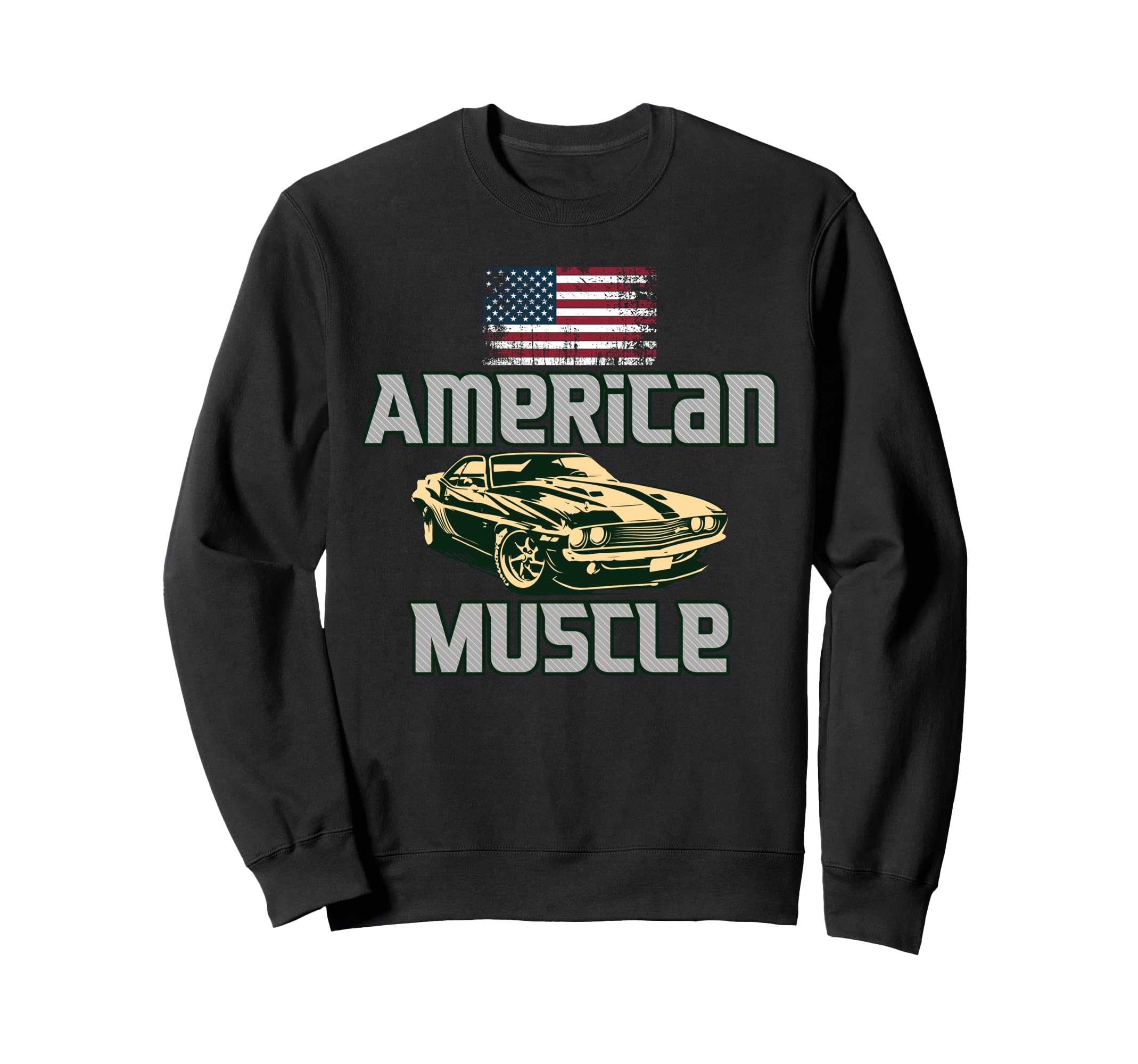 American Muscle Car Car Sweatshirt - Fun Novelty Design for Adults - T-Shirt, Sweatshirt, Hoodie