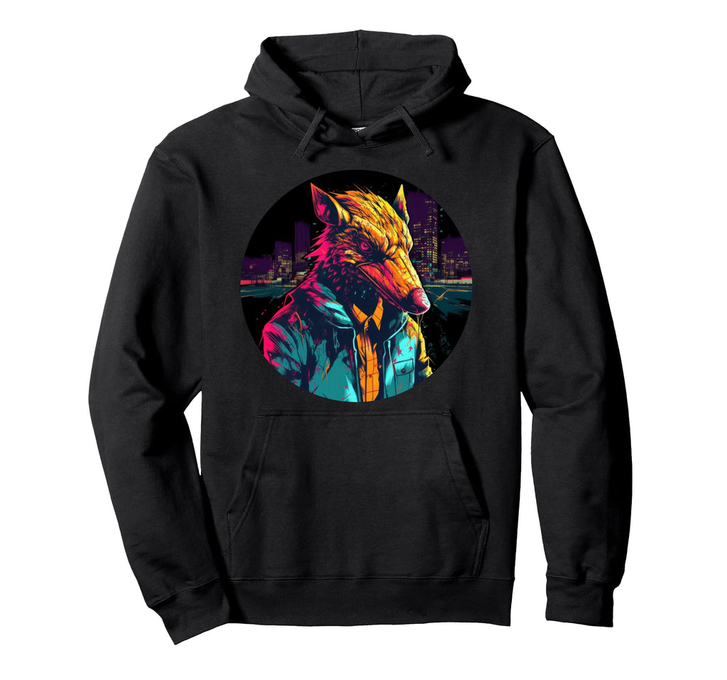 Graffiti Badger Street Art Urban Outrun Hoodie - Novelty Apparel Men Women - T-Shirt, Sweatshirt, Hoodie