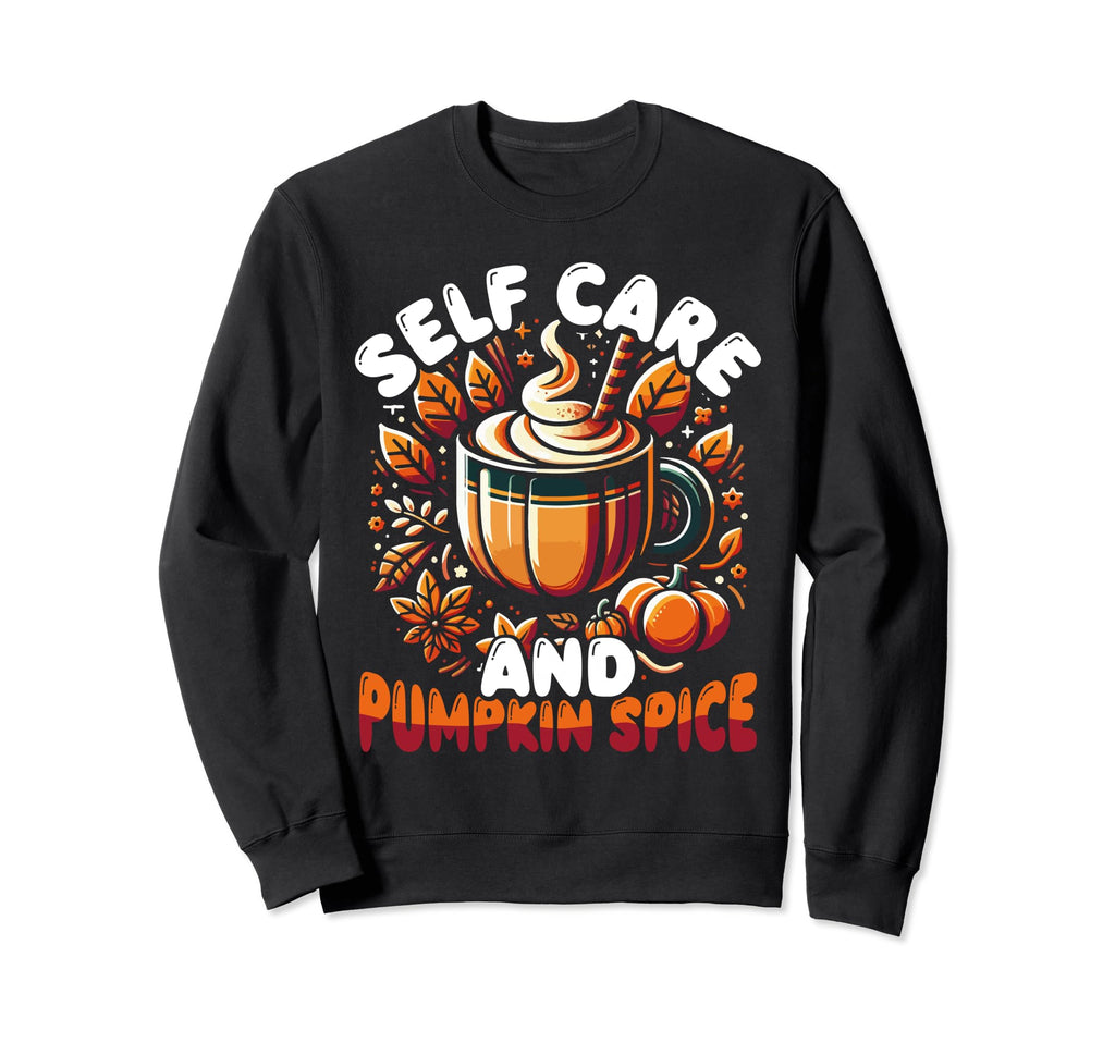 Autumn Fall Aesthetic Pumpkin Sweatshirt - Streetwear Style Men Women - T-Shirt, Sweatshirt, Hoodie