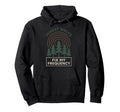 Forest Walk Overthinker Mental Reset Hoodie - Fun Novelty Design Men Women - T-Shirt, Sweatshirt, Hoodie