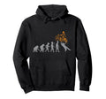Motorcycle Biker Evolution Hoodie - Aesthetic Graphic Men Women - T-Shirt, Sweatshirt, Hoodie