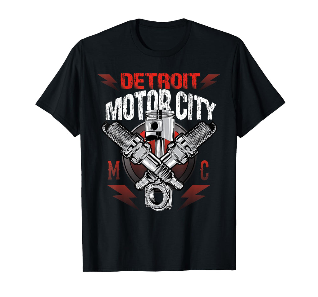 Motor City Muscle Car Detroit Michigan T-Shirt - Streetwear Style Men Women - T-Shirt, Sweatshirt, Hoodie