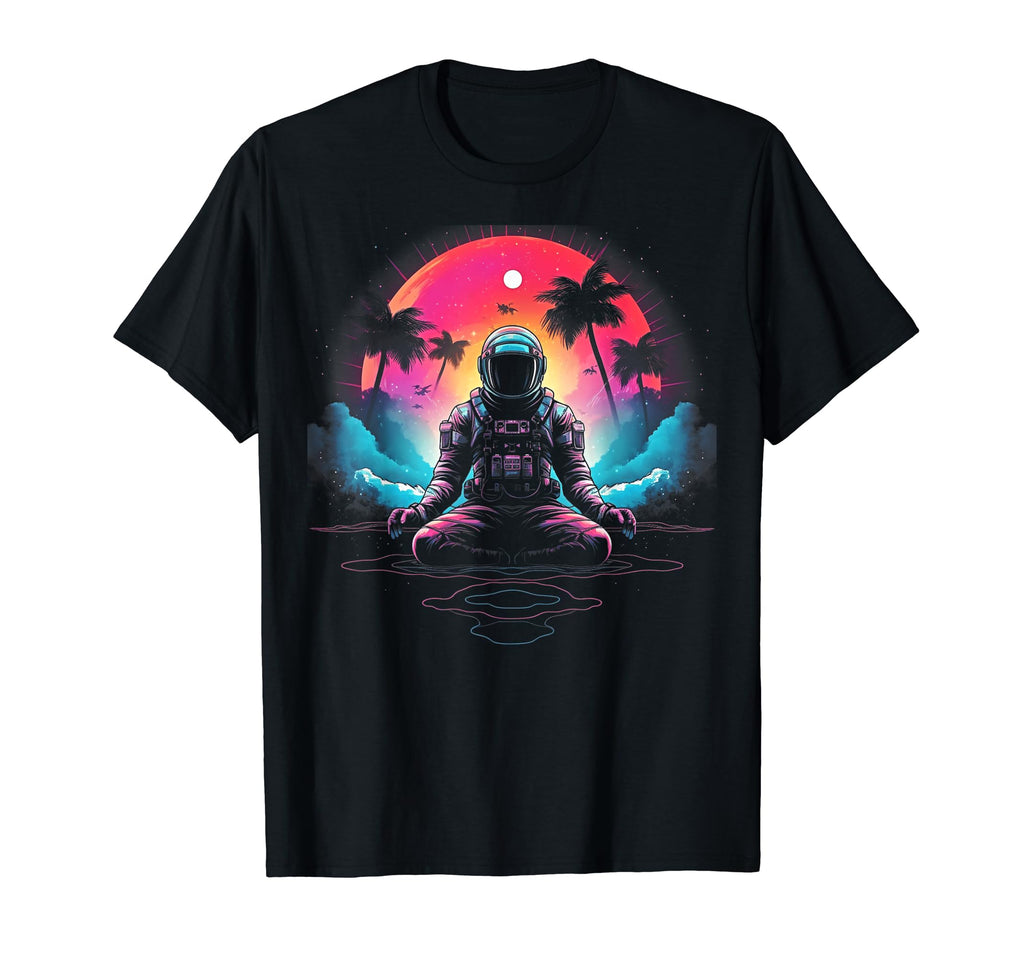 Synthwave Astronaut Cyberpunk 80S T-Shirt - Aesthetic Graphic Men Women - T-Shirt, Sweatshirt, Hoodie