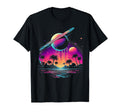Vaporwave Solar System 80S T-Shirt - Aesthetic Graphic for Adults - T-Shirt, Sweatshirt, Hoodie