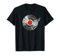 Minimalist Vinyl Record Sketch Vibe T-Shirt - Aesthetic Graphic Unisex - T-Shirt, Sweatshirt, Hoodie