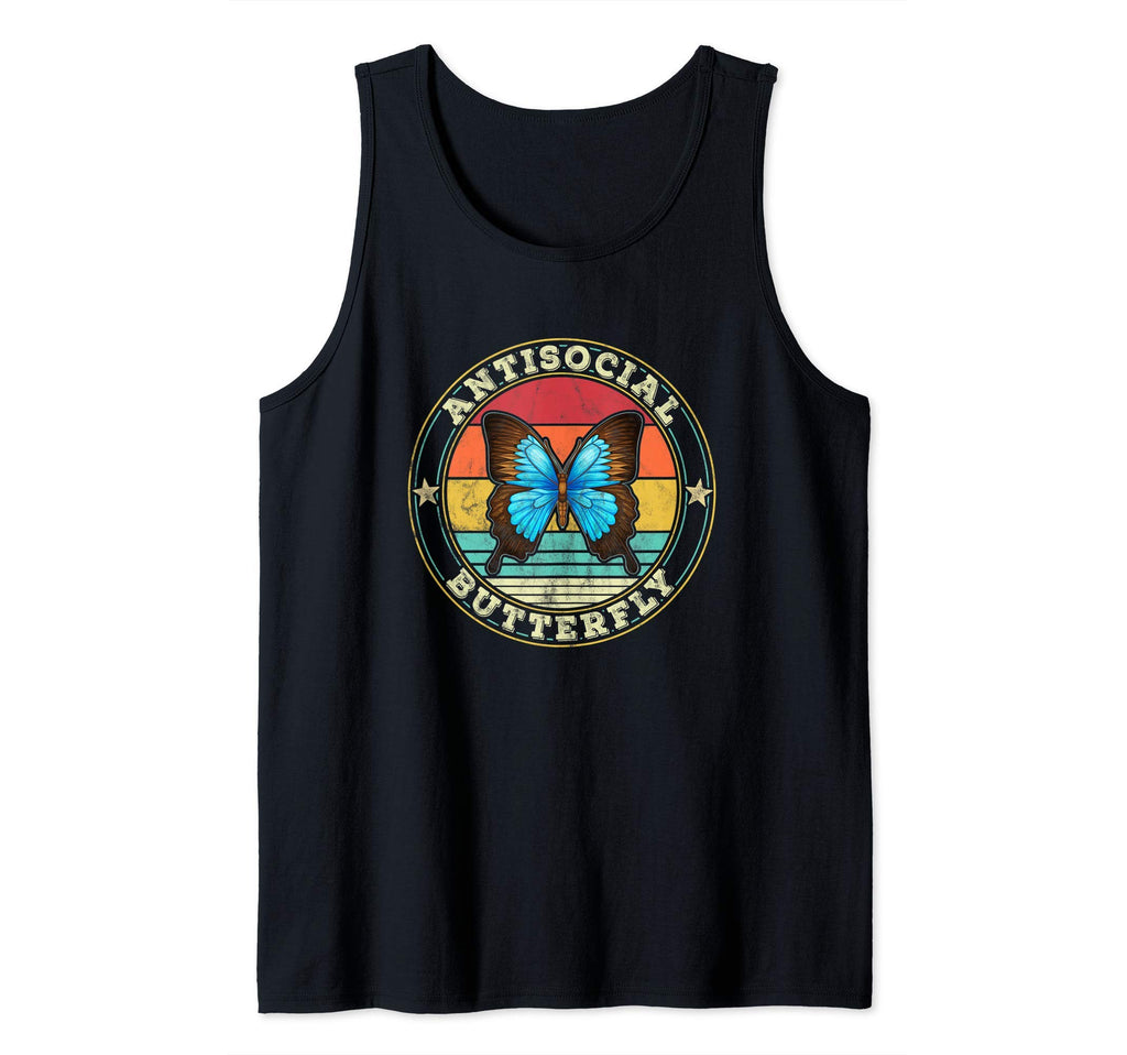 Antisocial Butterfly Introvert Hoodie - Fun Novelty Design Unisex - T-Shirt, Sweatshirt, Hoodie