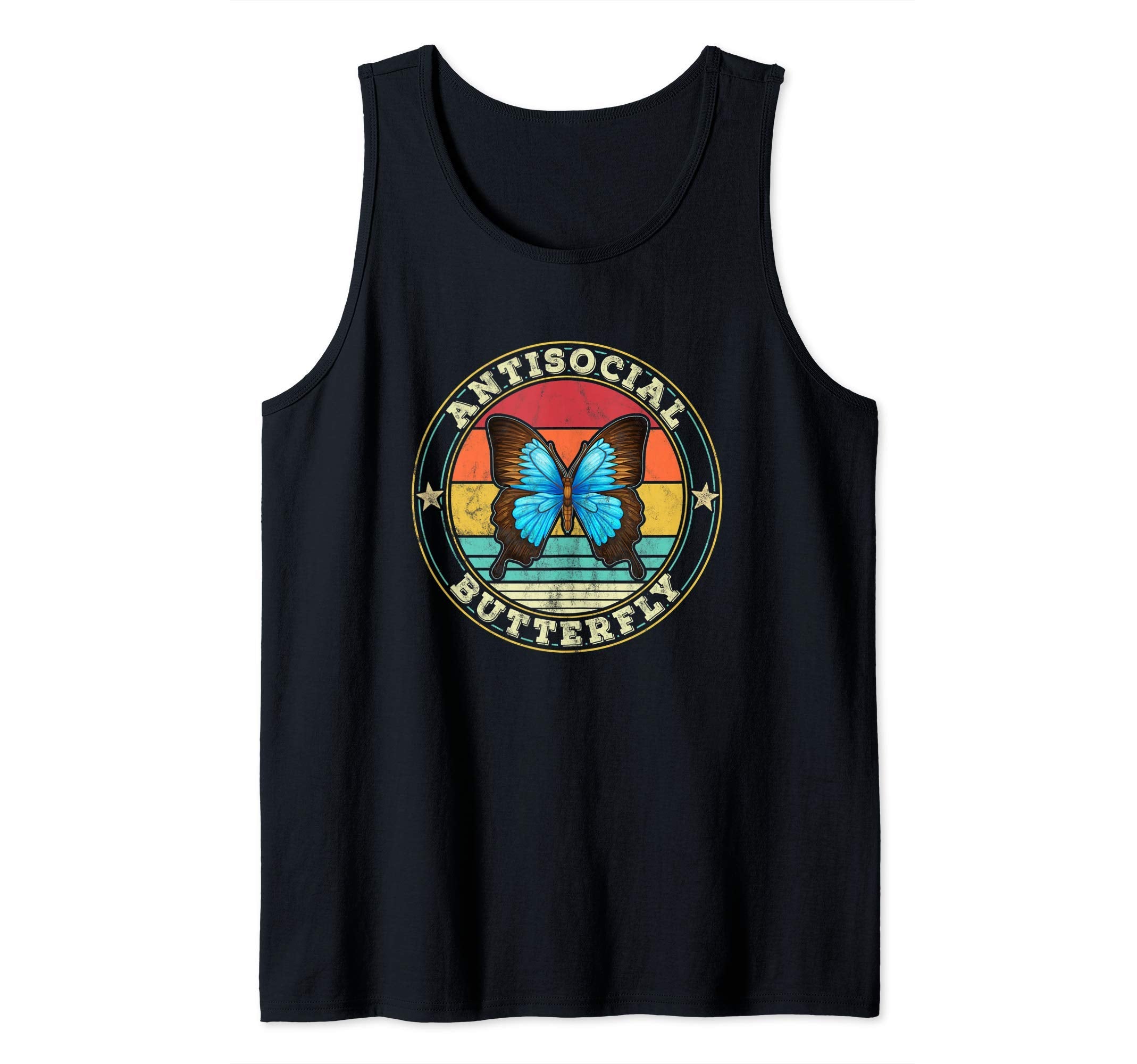 Antisocial Butterfly Introvert Hoodie - Fun Novelty Design Unisex - T-Shirt, Sweatshirt, Hoodie