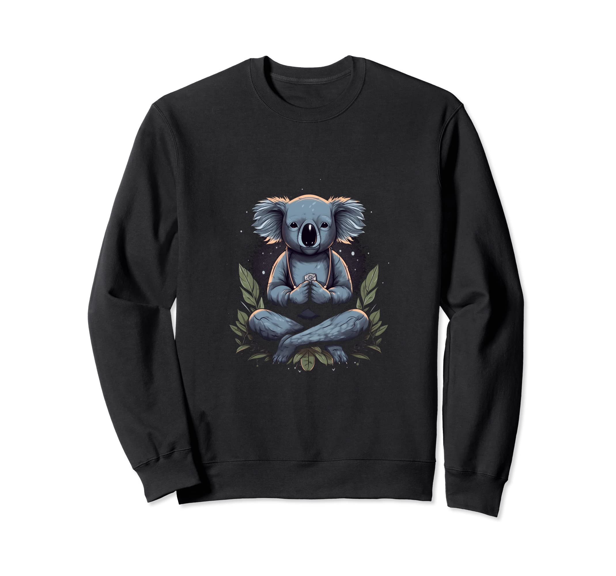 Yoga Koala Meditation Mindfulness Sweatshirt - Unique Graphic Men Women - T-Shirt, Sweatshirt, Hoodie