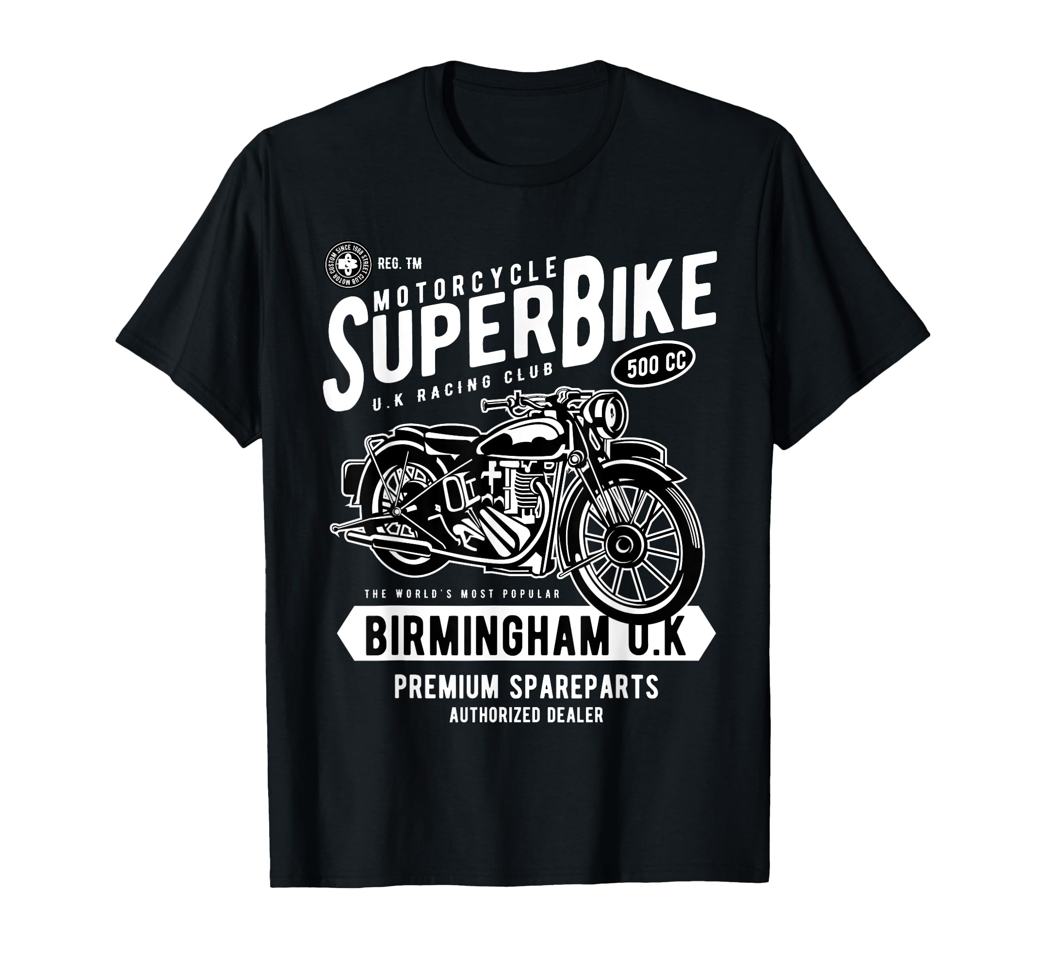 Biker Motorcycle Super Motor T-Shirt - Graphic Print Men Women - T-Shirt, Sweatshirt, Hoodie