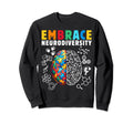 Puzzle Brain Autism Asd Adhd Sweatshirt - Casual Everyday Wear Men Women - T-Shirt, Sweatshirt, Hoodie