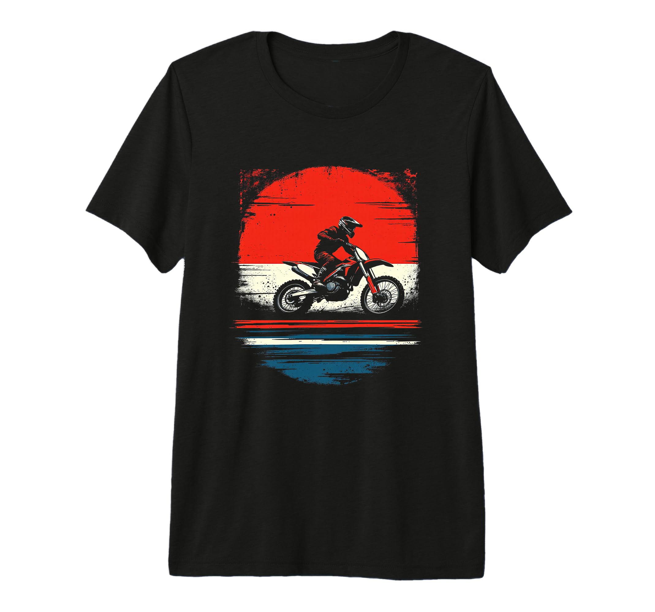 Motorcycle Tri Blend T-Shirt - Casual Everyday Wear Unisex - T-Shirt, Sweatshirt, Hoodie