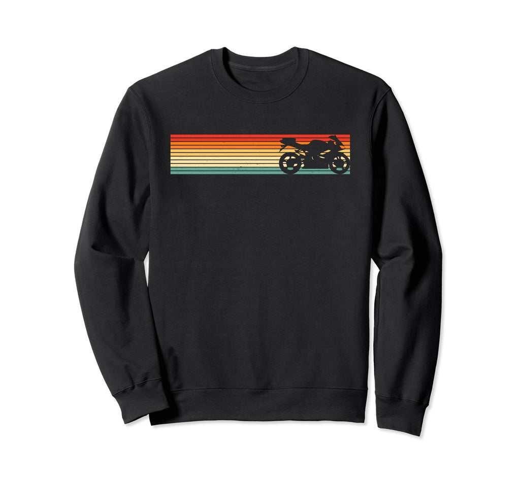 Motorcycle Sunset 70S 80S Racing Sweatshirt - Unique Graphic Men Women - T-Shirt, Sweatshirt, Hoodie