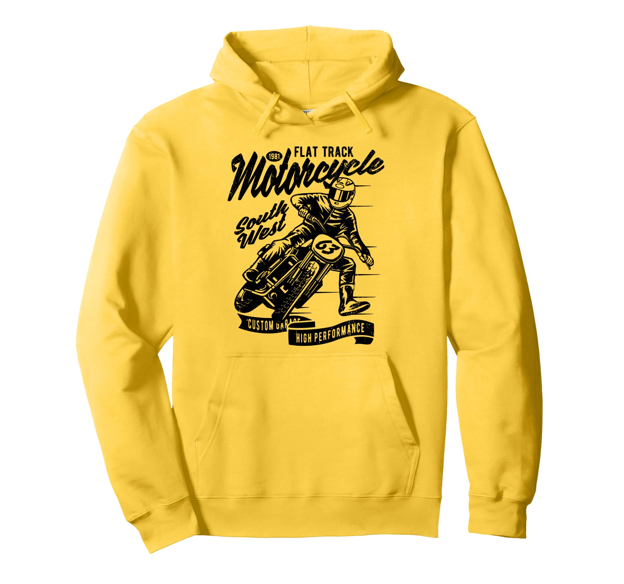 Flat Track Motorcycle Race Hoodie - Unique Graphic Men Women - T-Shirt, Sweatshirt, Hoodie