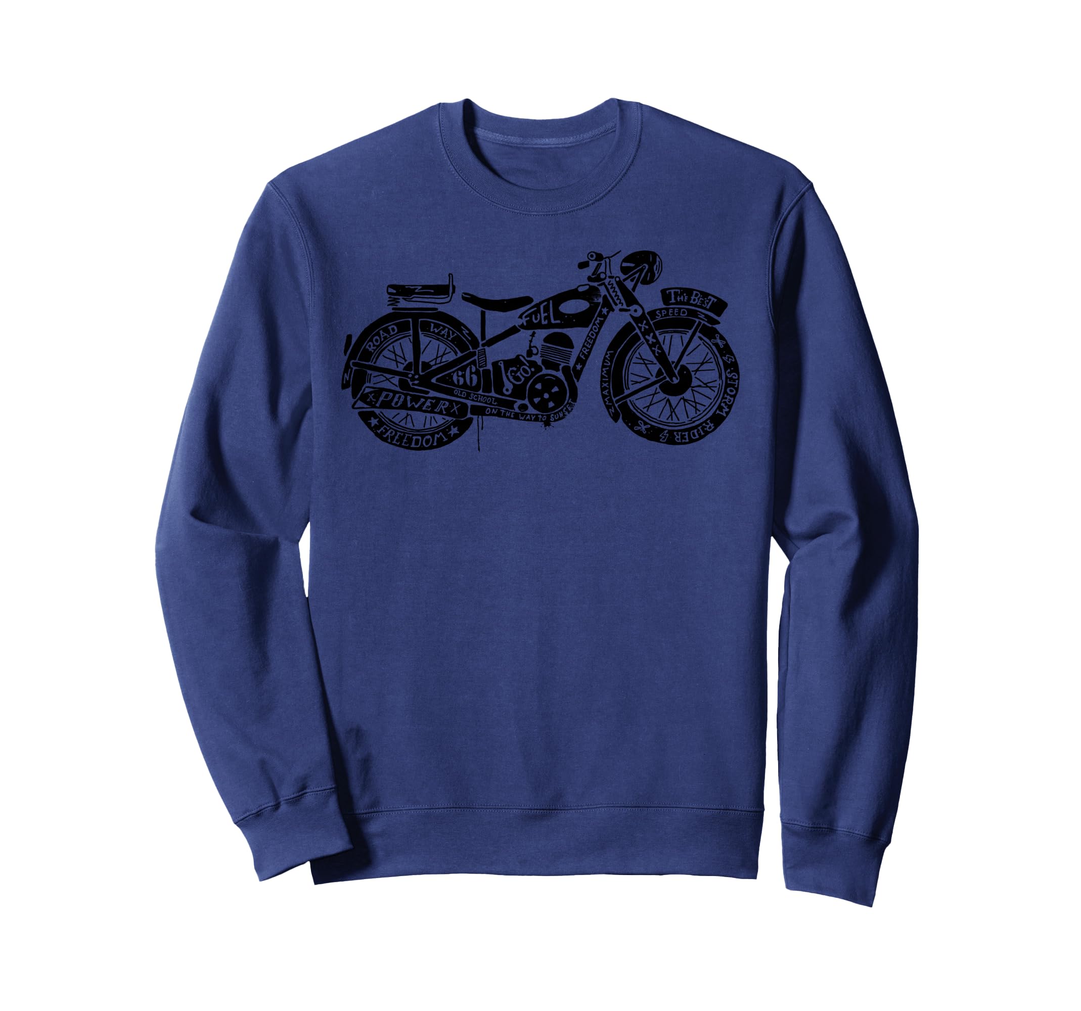 Motorcycling Biker Motorcycle Ride Sweatshirt - Graphic Print Men Women - T-Shirt, Sweatshirt, Hoodie