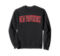 New Providence Nj Distressed Red Sweatshirt - Custom Art Print Men Women - T-Shirt, Sweatshirt, Hoodie