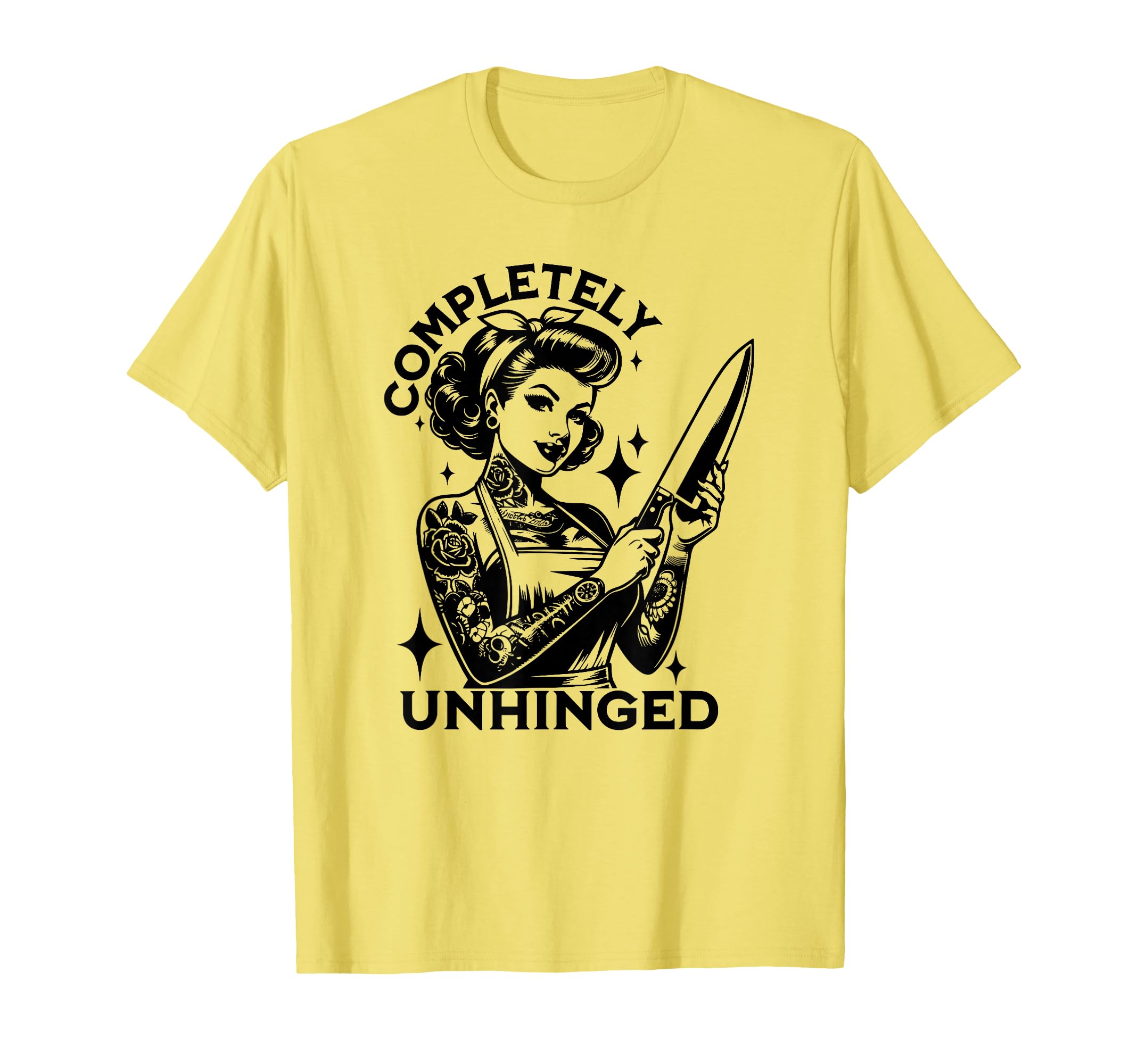 Completely Unhinged Unhinged Tattoo T-Shirt - Unique Graphic for Adults - T-Shirt, Sweatshirt, Hoodie