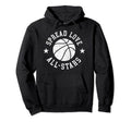 Spread Love All Stars Distressed Basketball Hoodie - Trendy Graphic Unisex - T-Shirt, Sweatshirt, Hoodie