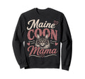 Maine Coon Mama Cat Lover Sweatshirt - Casual Everyday Wear for Adults - T-Shirt, Sweatshirt, Hoodie