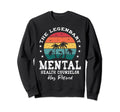 Legendary Retired Mental Health Sweatshirt - Minimalist Print Men Women - T-Shirt, Sweatshirt, Hoodie
