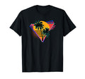 80S Synthwave Inspired Sunset And Palm T-Shirt - Streetwear Style Unisex - T-Shirt, Sweatshirt, Hoodie