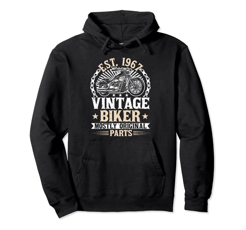 Motorcycle Biker Birthday Born Hoodie - Casual Everyday Wear for Adults - T-Shirt, Sweatshirt, Hoodie