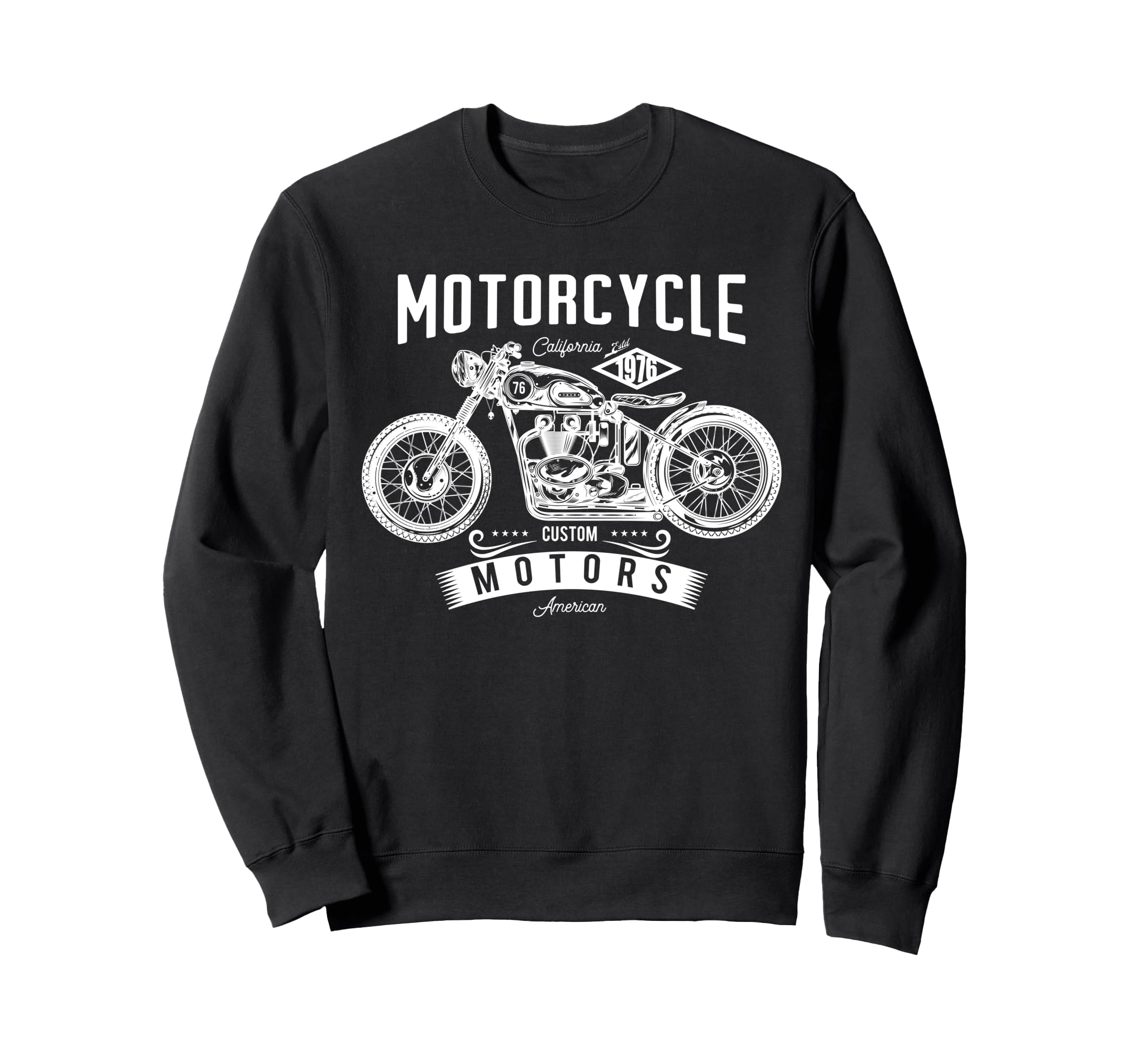 Motorcycling Biker California Sweatshirt - Casual Everyday Wear for Adults - T-Shirt, Sweatshirt, Hoodie