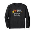 Funny Antisocial Butterfly Flowers T-Shirt - Graphic Print Men Women - T-Shirt, Sweatshirt, Hoodie