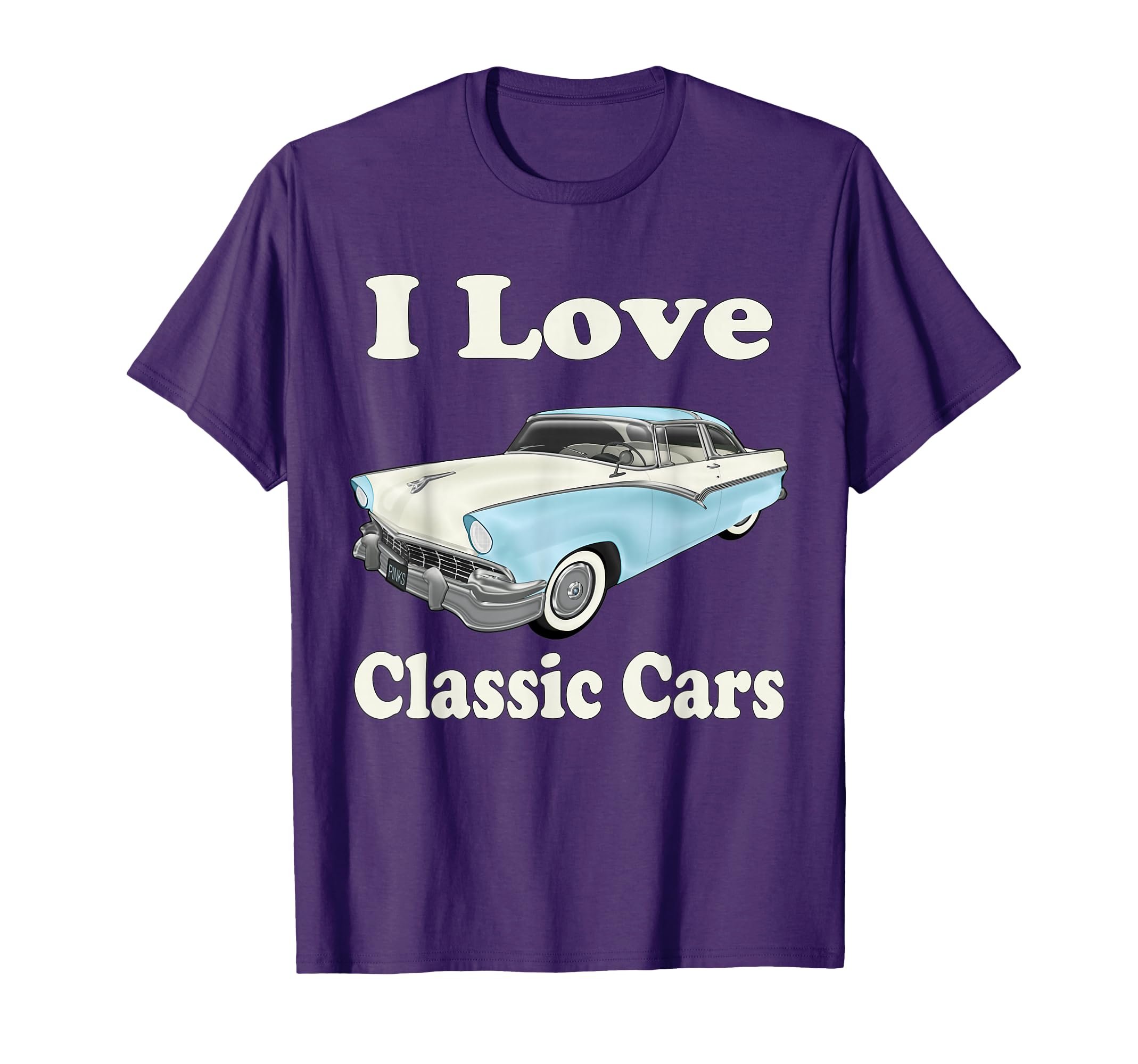 I Love Cars Ford 1950S T-Shirt - Unique Graphic Unisex - T-Shirt, Sweatshirt, Hoodie